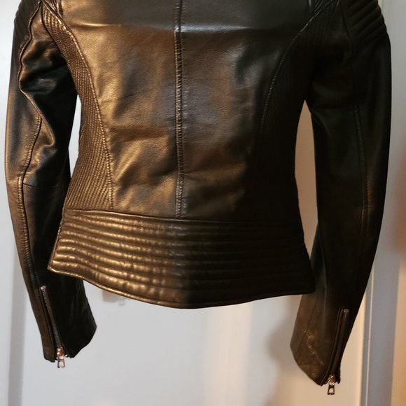 RUDSAK Classic moto leather jacket XS *NWOT* - Picture 8 of 9
